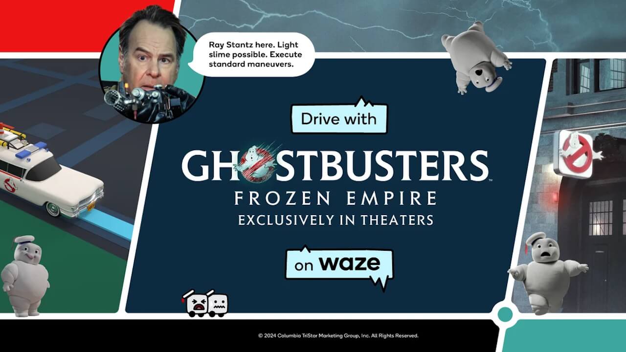 Waze、映画「ゴーストバスターズ」音声追加【英語】