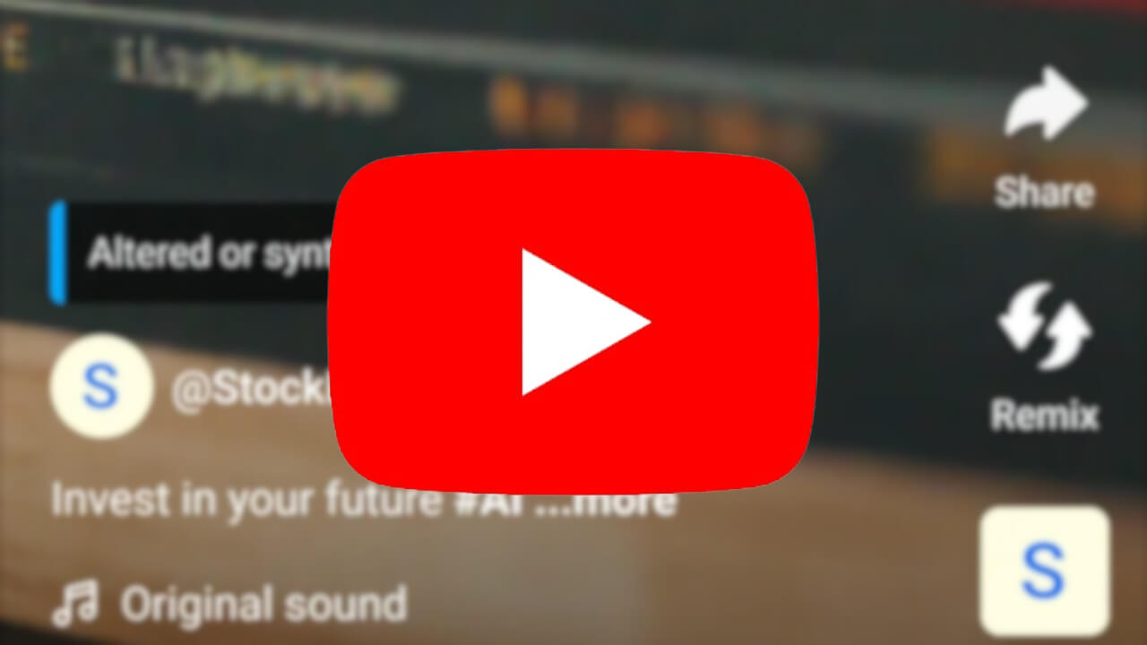YouTube Studio生成AI使用開示ツール「Altered content」導入