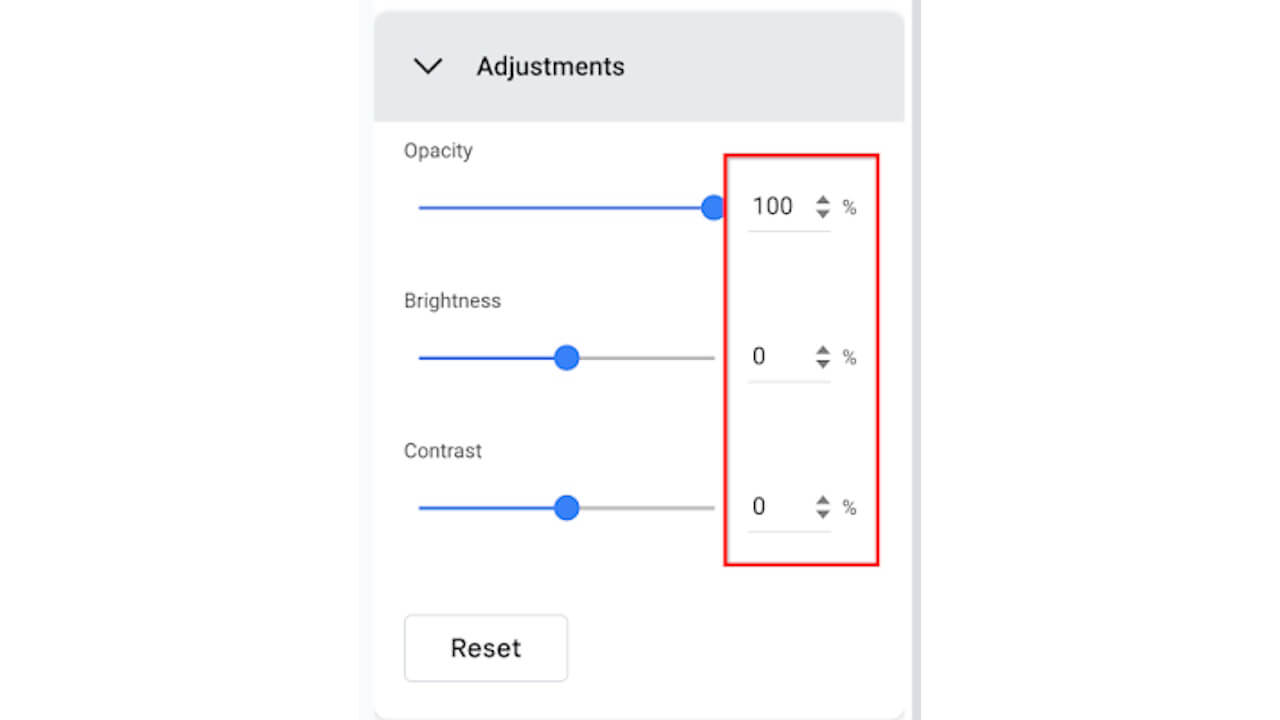 「Google ドキュメント/スライド/図形描画」スライダーコントロールに数値入力追加