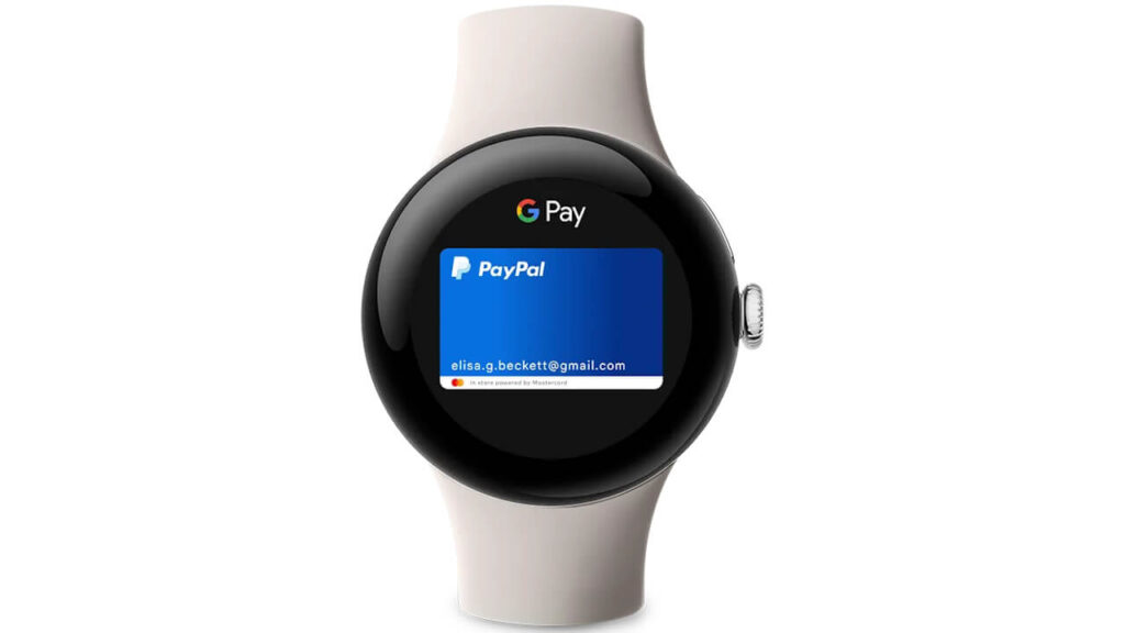 Google Pixel Watch PayPal
