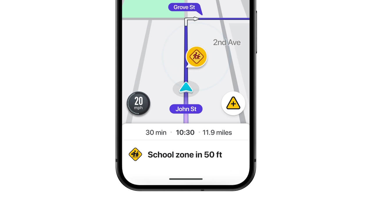 Waze「スクール ゾーン」追加